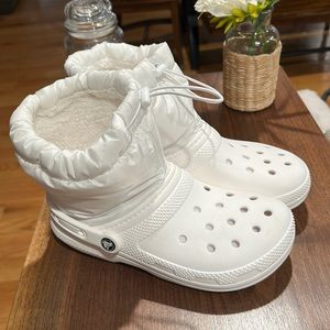 Crocs puff boots